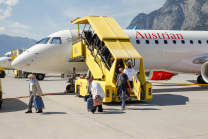 Austrian Airlines / Flughafen Innsbruck, Tirol, Österreich