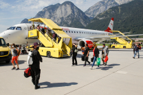 Austrian Airlines / Flughafen Innsbruck, Tirol, Österreich