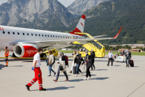 Austrian Airlines / Flughafen Innsbruck, Tirol, Österreich