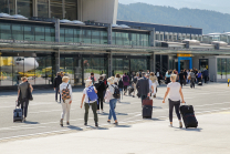 Flughafen Innsbruck, Tirol, Österreich