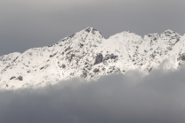 Wintereinbruch im Gebirge / Nordkette, Karwendel, Tirol, Österreich