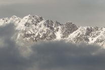 Wintereinbruch im Gebirge / Nordkette, Karwendel, Tirol, Österreich