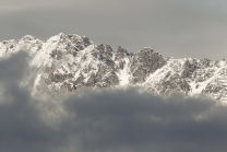 Wintereinbruch im Gebirge / Nordkette, Karwendel, Tirol, Österreich