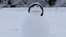 Schneemann / Igls, Innsbruck, Tirol, Österreich