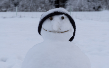 Schneemann / Igls, Innsbruck, Tirol, Österreich