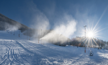 Schneekanonen / Patscherkofel, Tirol, Österreich