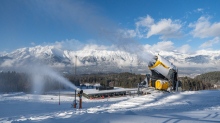 Schneekanonen / Patscherkofel, Tirol, Österreich