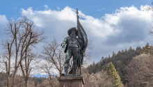 Denkmal von Andreas Hofer am Bergisel, Innsbruck, Tirol, Österreich