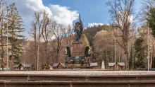 Denkmal von Andreas Hofer am Bergisel, Innsbruck, Tirol, Österreich