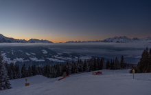 Blick vom Patscherkofel in das Oberinntal, Inntal, Tirol, Österreich