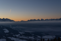 Blick vom Patscherkofel in das Oberinntal, Inntal, Tirol, Österreich