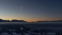 Blick vom Patscherkofel in das Oberinntal, Inntal, Tirol, Österreich