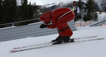 Speedskifahrer / Seefeld, Tirol Österreich