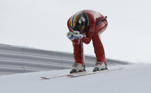 Speedskifahrer / Seefeld, Tirol Österreich