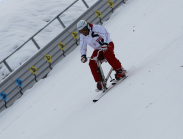 Skibobfahrer / Seefeld, Tirol, Österreich