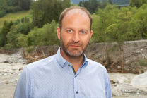 Murenabgang nach Unwetter in Mieders im Stubaital, Stubai, Tirol, Österreich